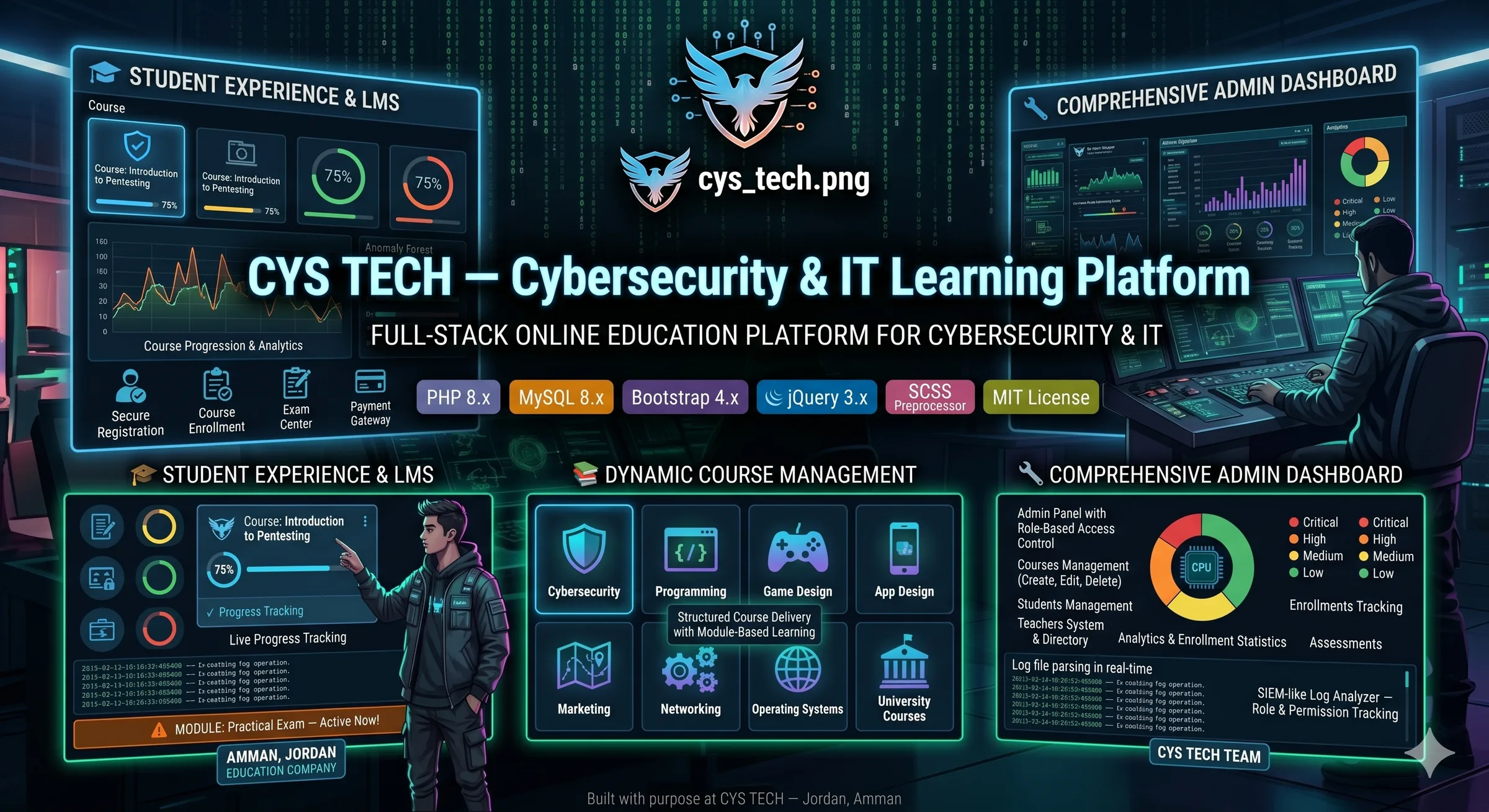 CYS TECH Learning Platform preview